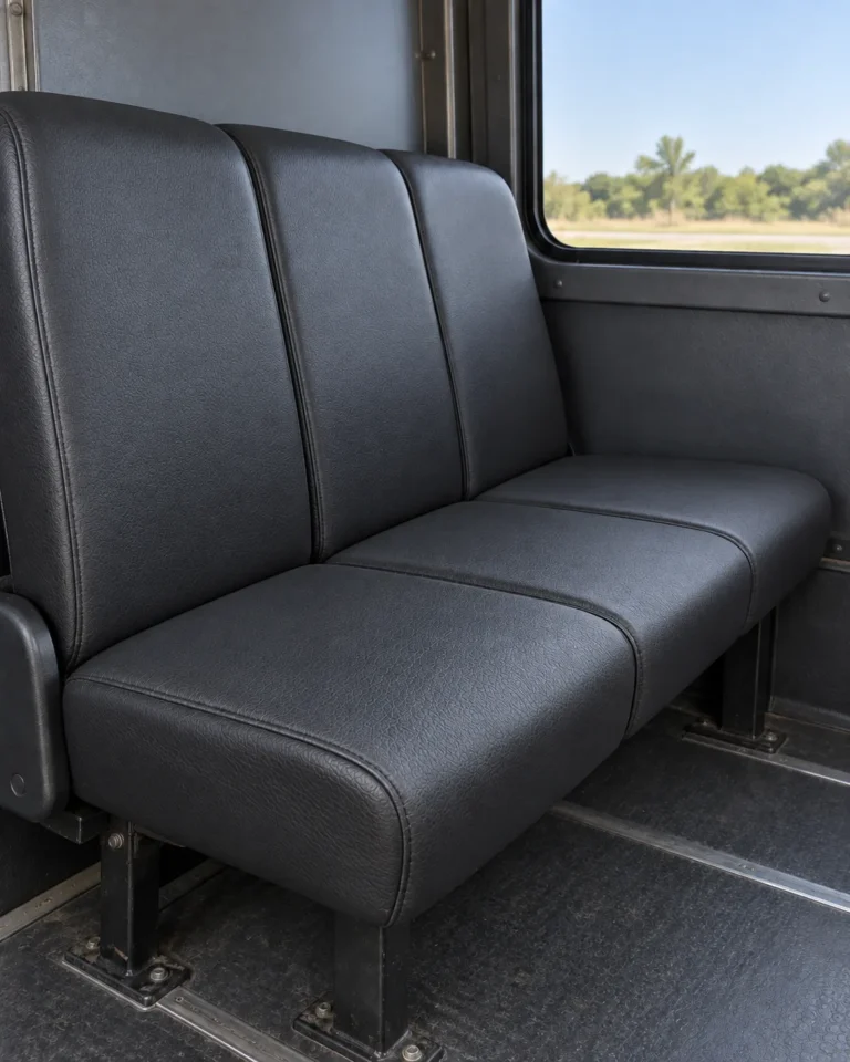 A recoloured bench seat