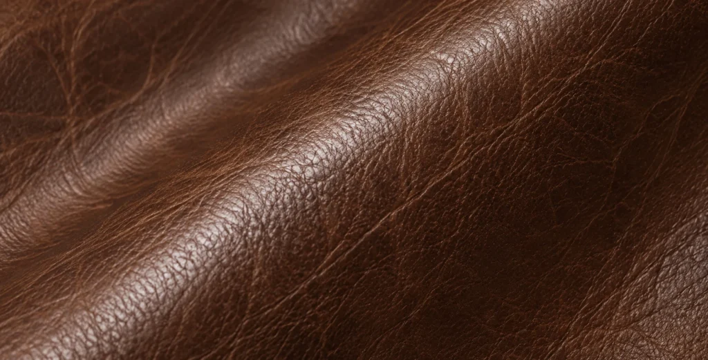 Leather upholstery swatch