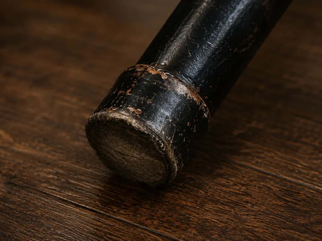 Glides and feet of a bar stool