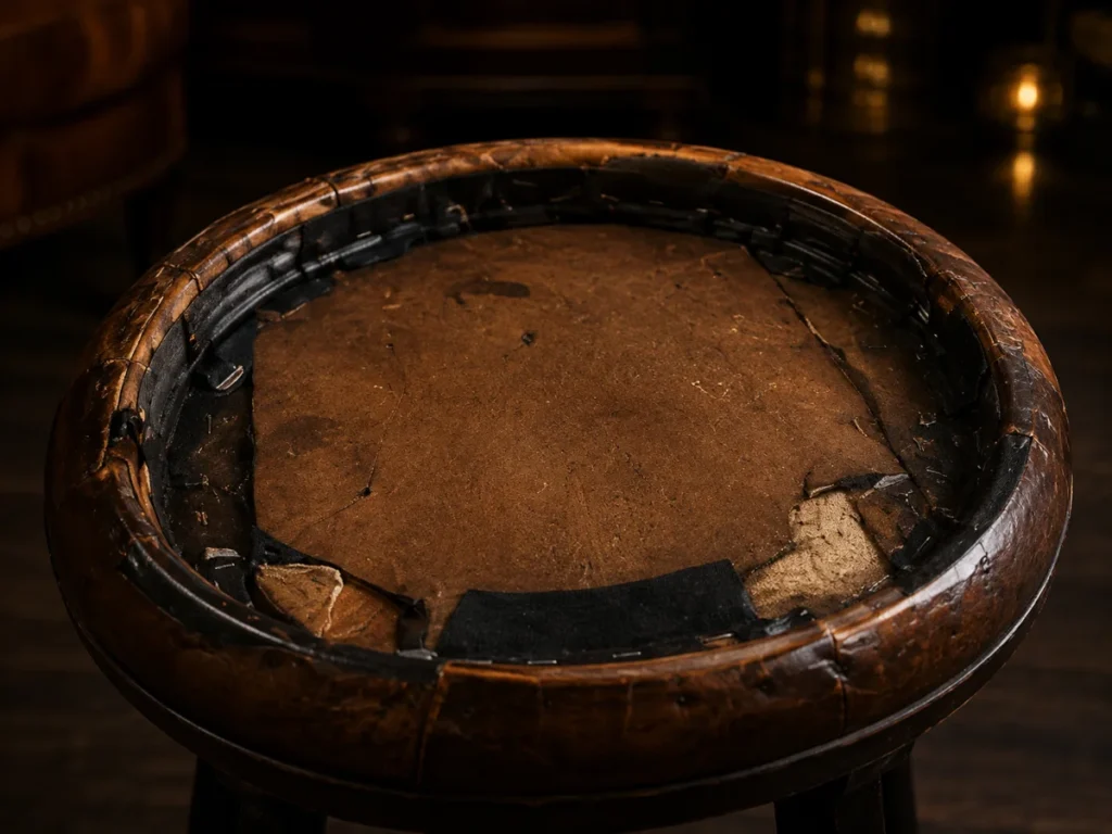 Seat pan cover of a bar stool