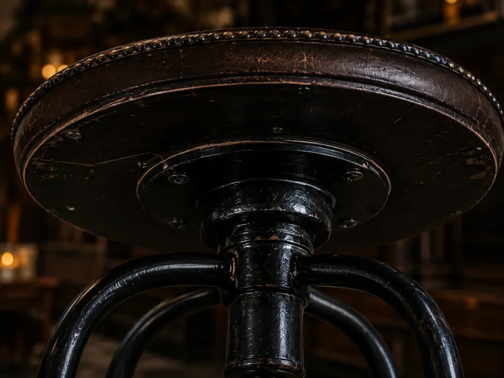Swivel plate of a bar stool