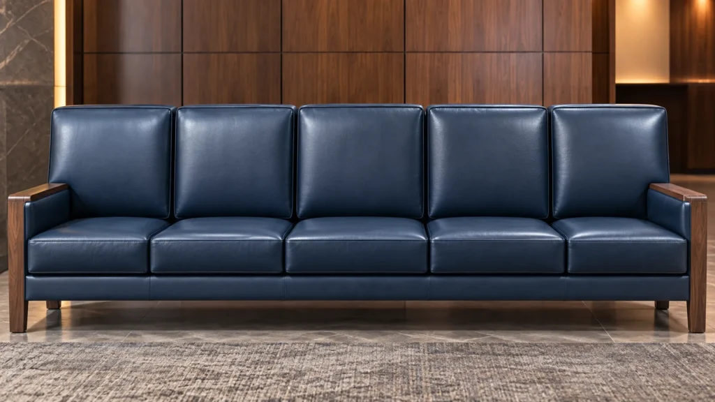 A banquette delivered and installed