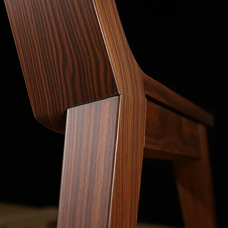 Inside a leather chair during reupholstery: tighten the joints