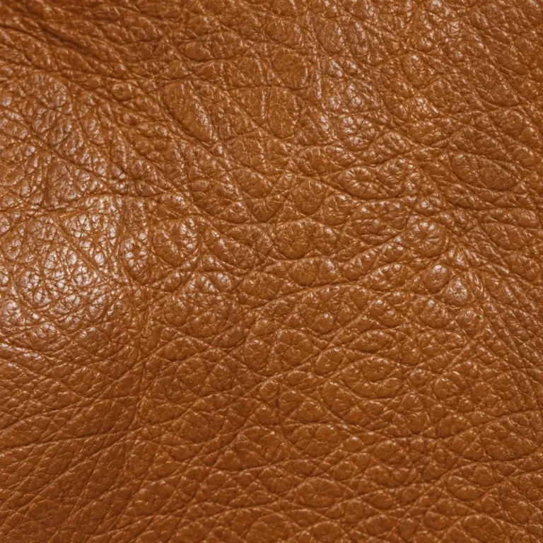 Chair leather sample: natural grain