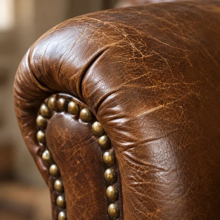 Chair leather sample: a new color
