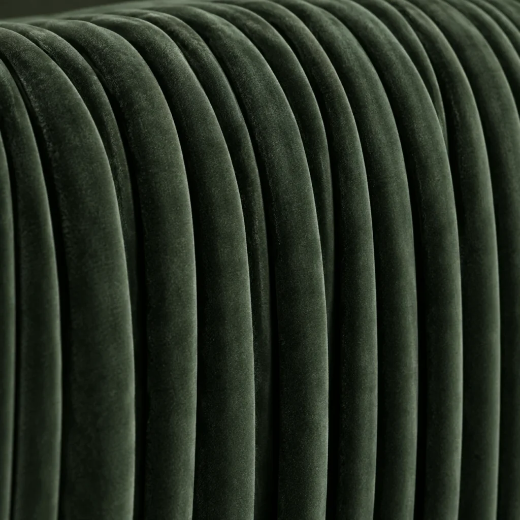 Narrow channels on a chair back