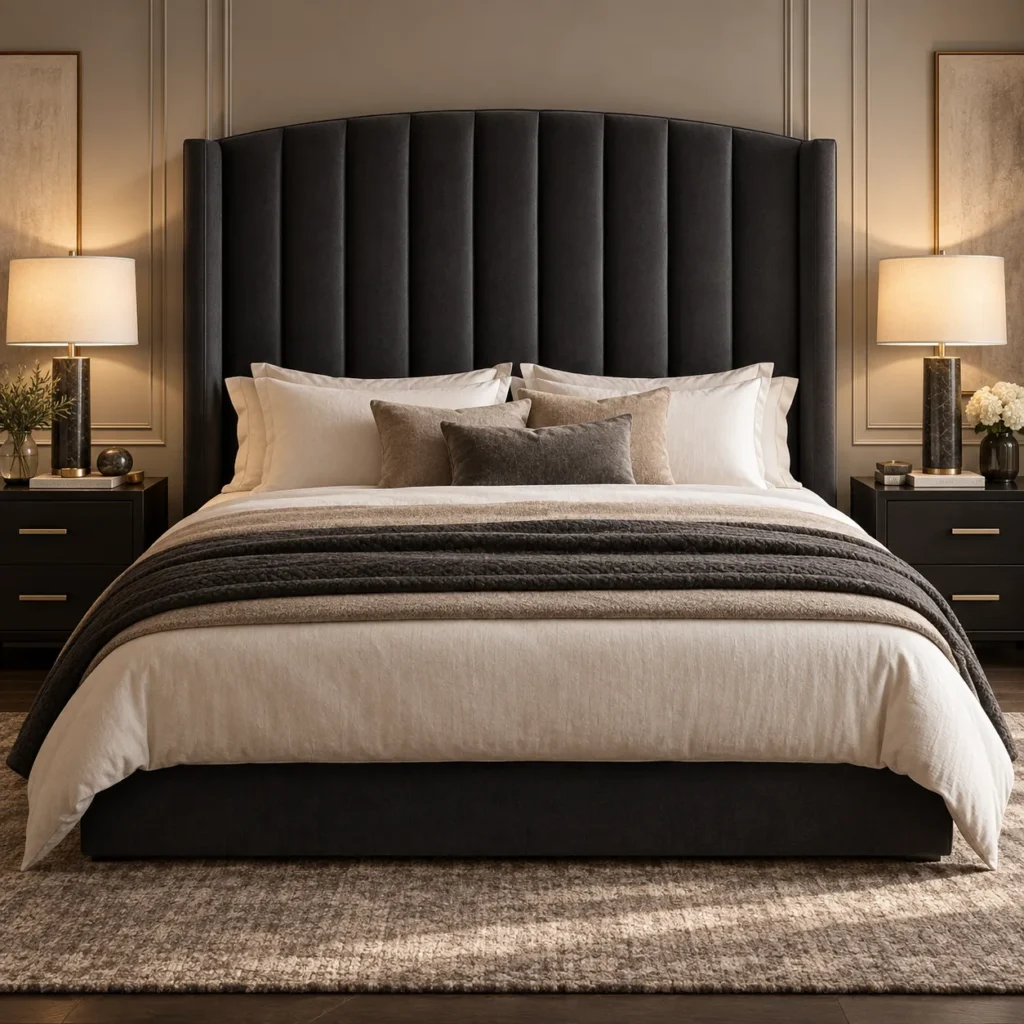 Channels with an arch headboard