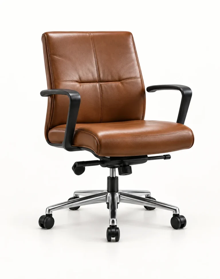 Office chair type: mid-back chair