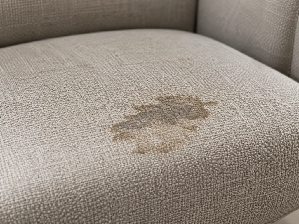 Fabric seats on a commercial chair