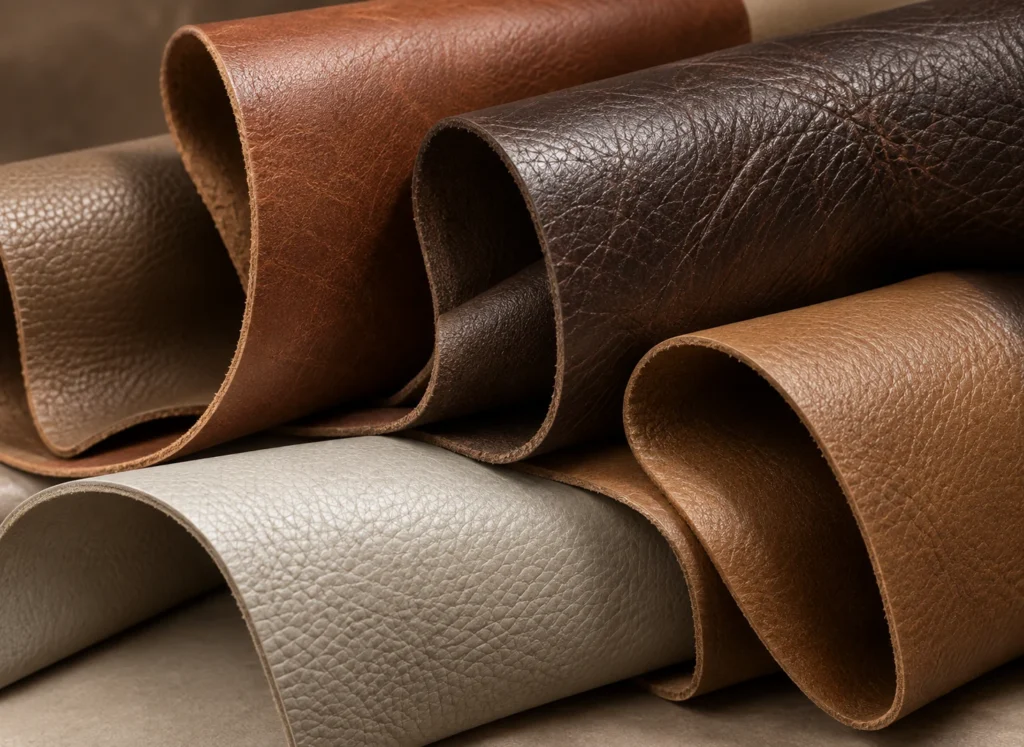 Leather for commercial chairs