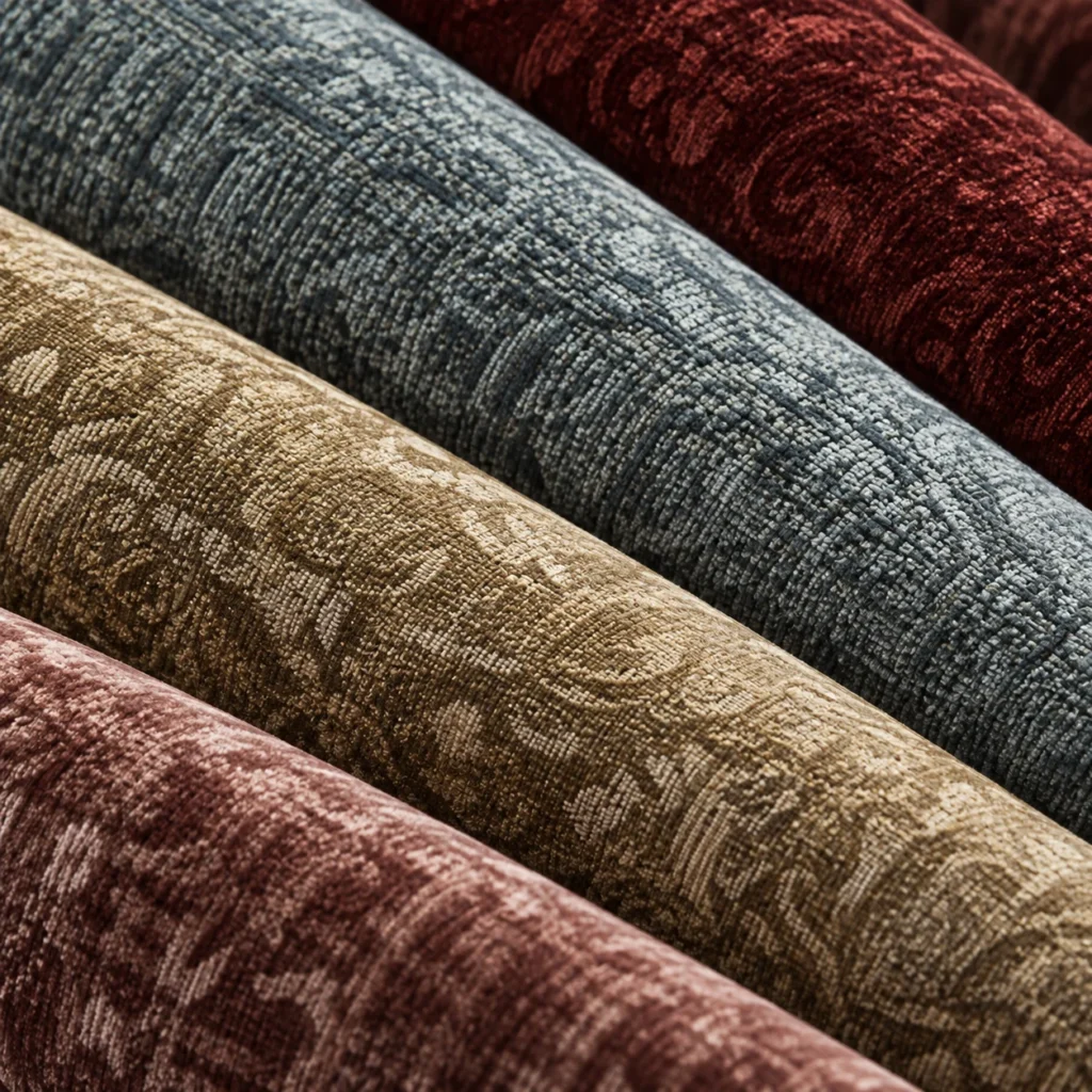 Patterned fabric for commercial chairs