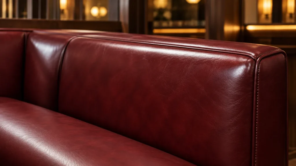 Commercial sofa, color restored