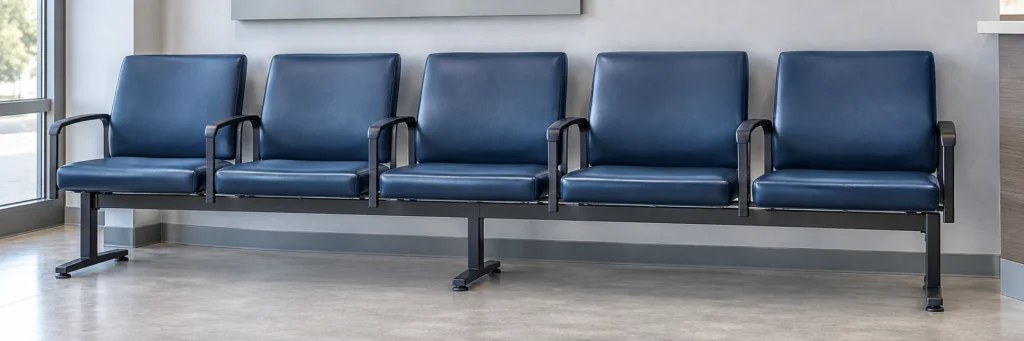 Contract furniture in a waiting room