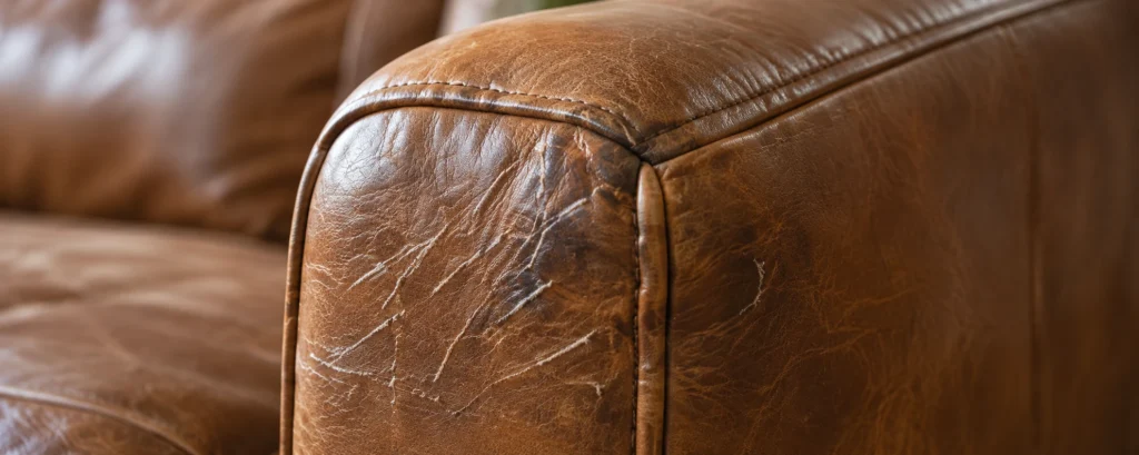 Clawed arms on a couch