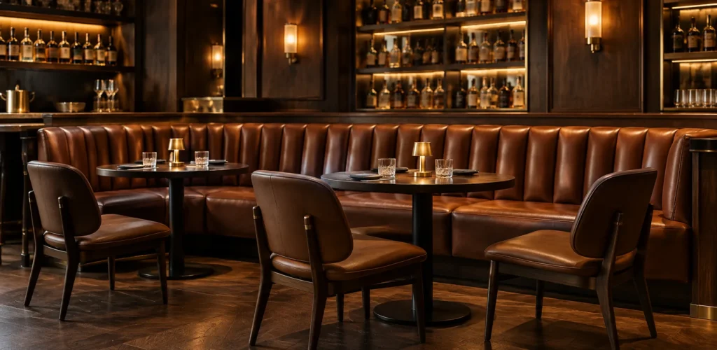 Curved Runs booth seating