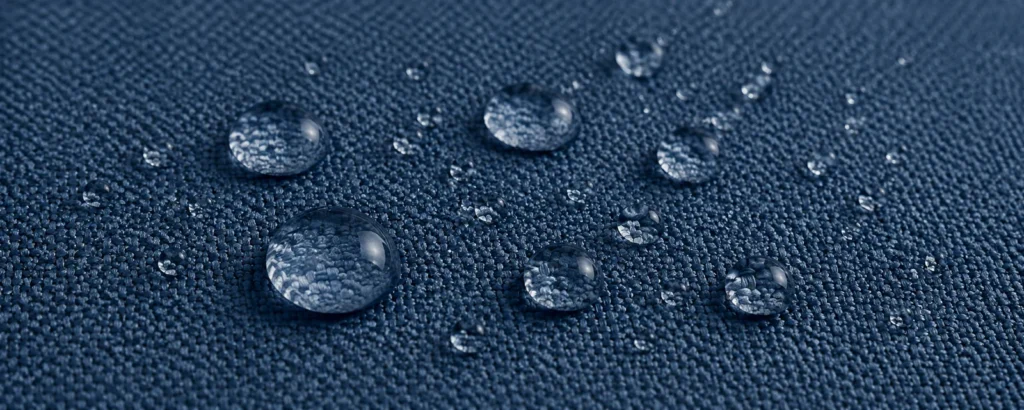 Sample of performance fabric for a cushion cover
