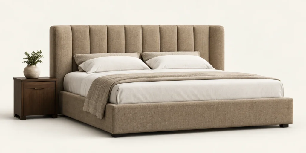 Made-to-order upholstered beds and headboards