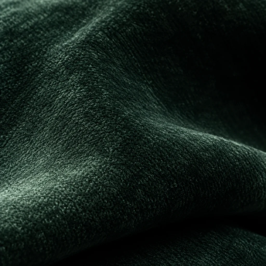 Swatch of velvet for custom upholstery