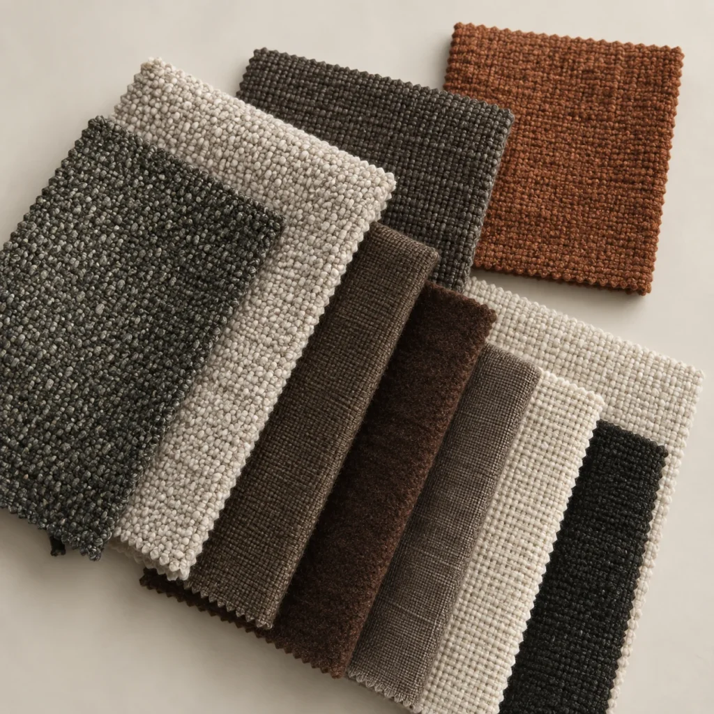 Step in a custom upholstery project: materials