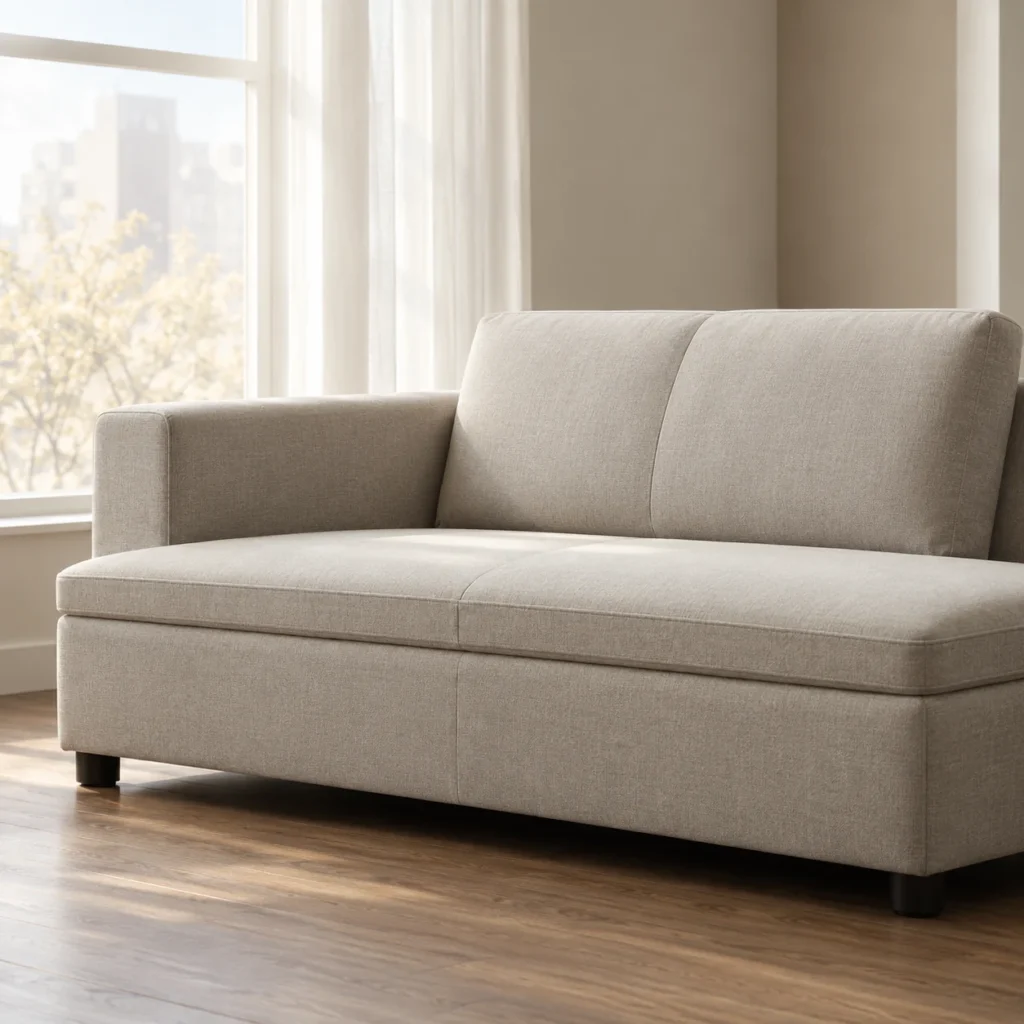 Custom furniture in a pared-back modern style