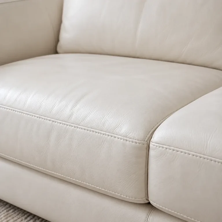 Leather back cushion that dries out first