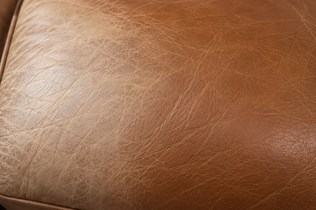 Heavy fading on leather