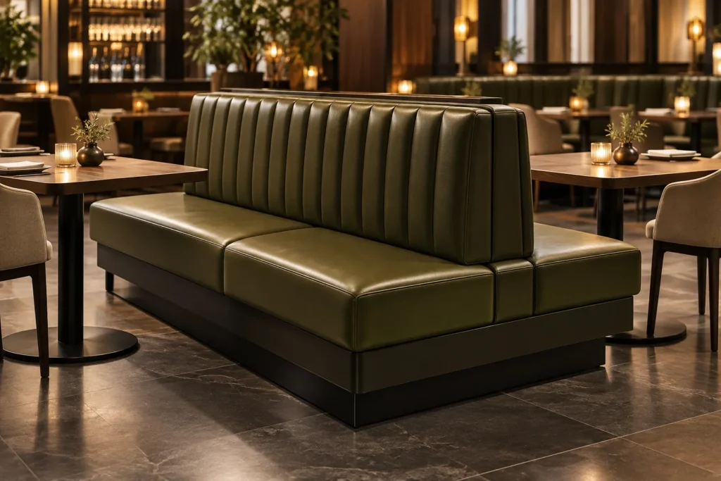 Freestanding booth seating