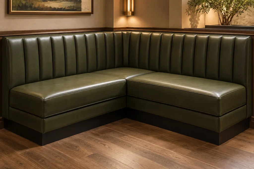 L-Shaped Corners booth seating