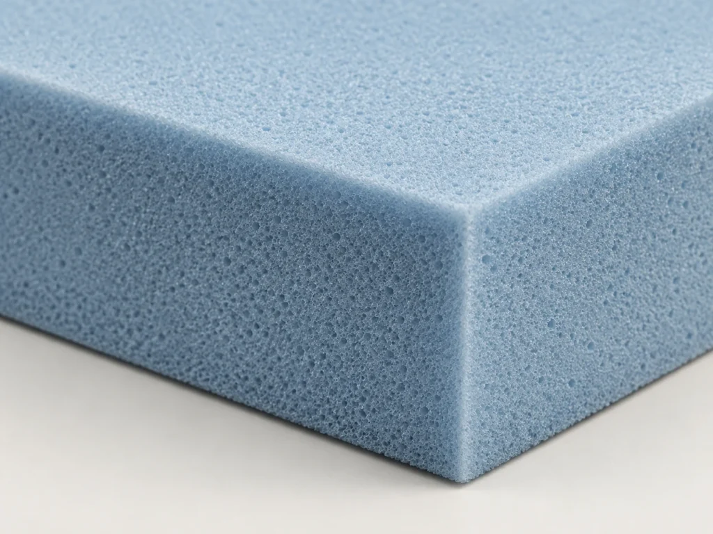 High-resilience foam in a seat cushion