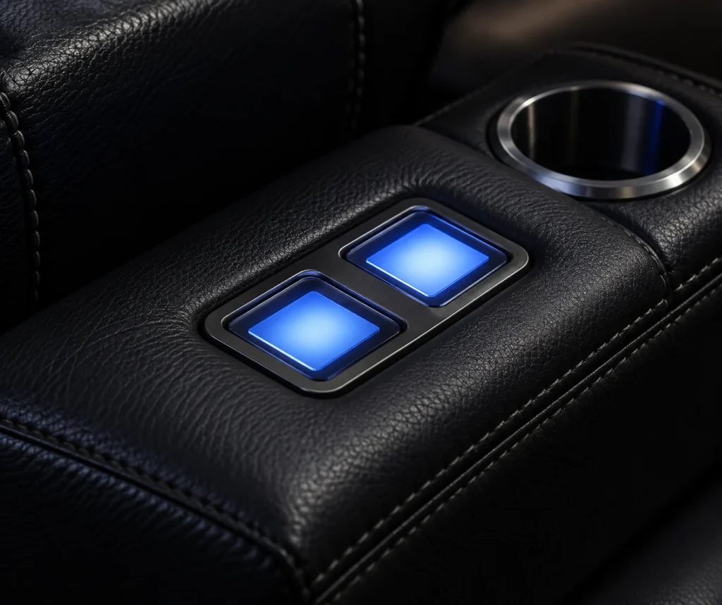 Consoles in a home theater