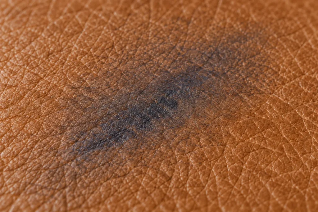 Ink on leather: a halo