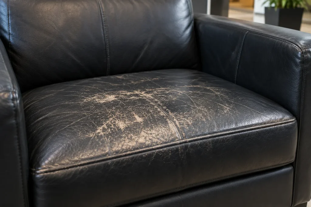 Abrasion on a chair back