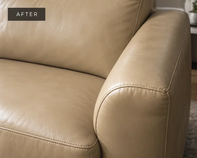 Leather after treatment