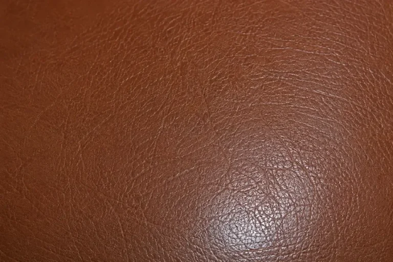 Leather grain matched after scratch repair