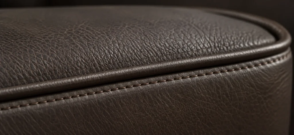 Corners with topstitching for recovering a sleeper