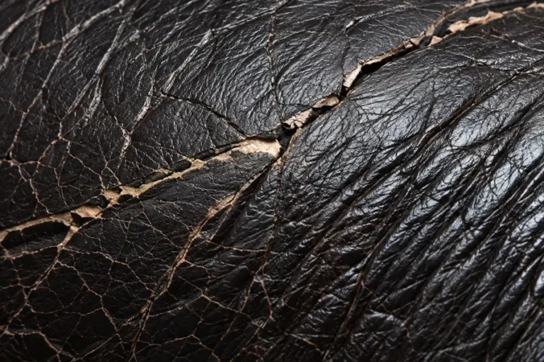 Creasing in leather