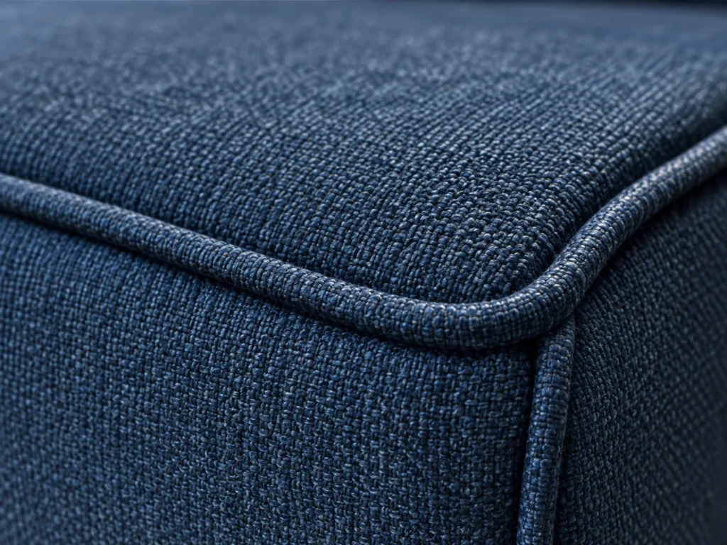 Clean corners on a reception chair