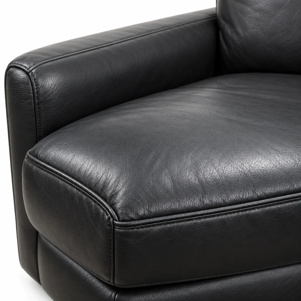 Seat corners on an office chair