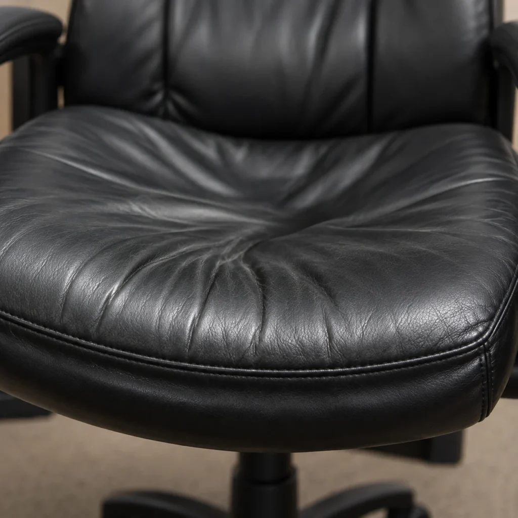 Seat foam on an office chair