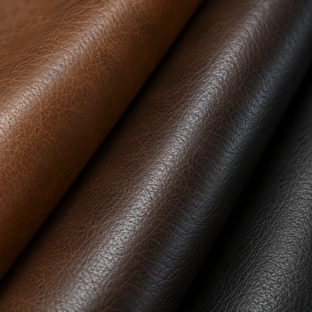 Matched sets for a leather ottoman
