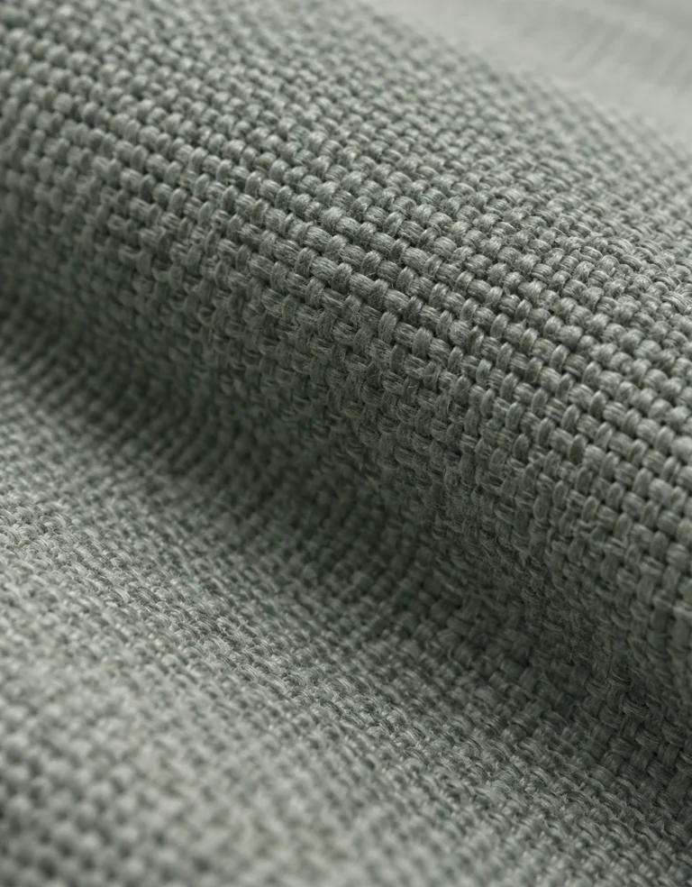 Performance fabric fabric for outdoor cushions