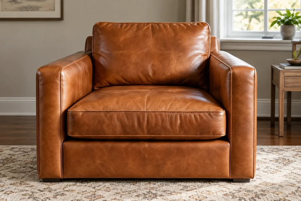 Leather that gains the most from a protective coat: aniline and semi-aniline