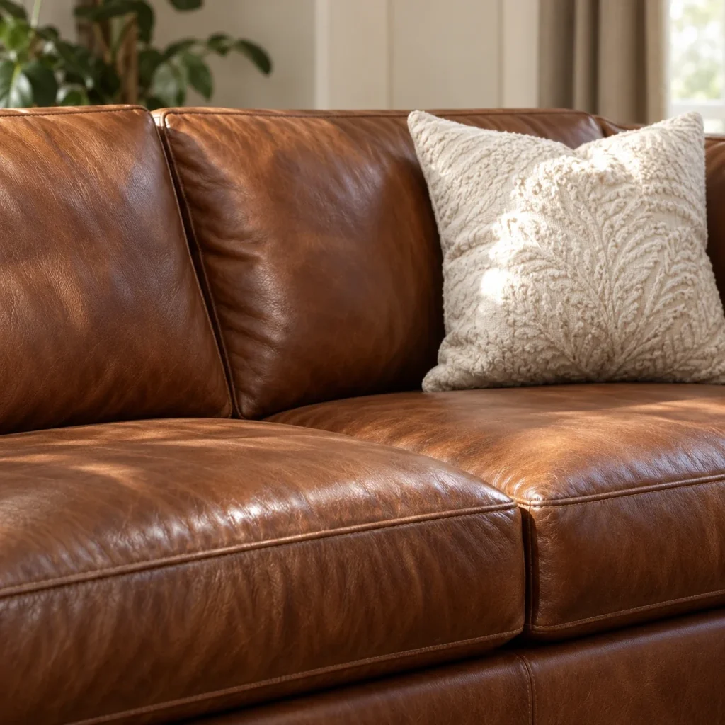 Step in our leather protection process: check