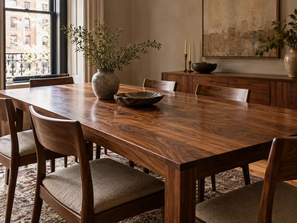 dining tables during refinishing