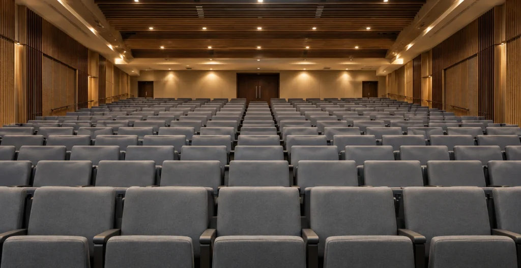 Schools with fixed auditorium seating