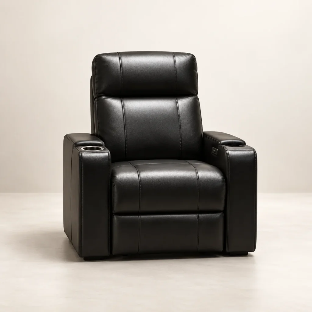 Single Recliners in a home theater