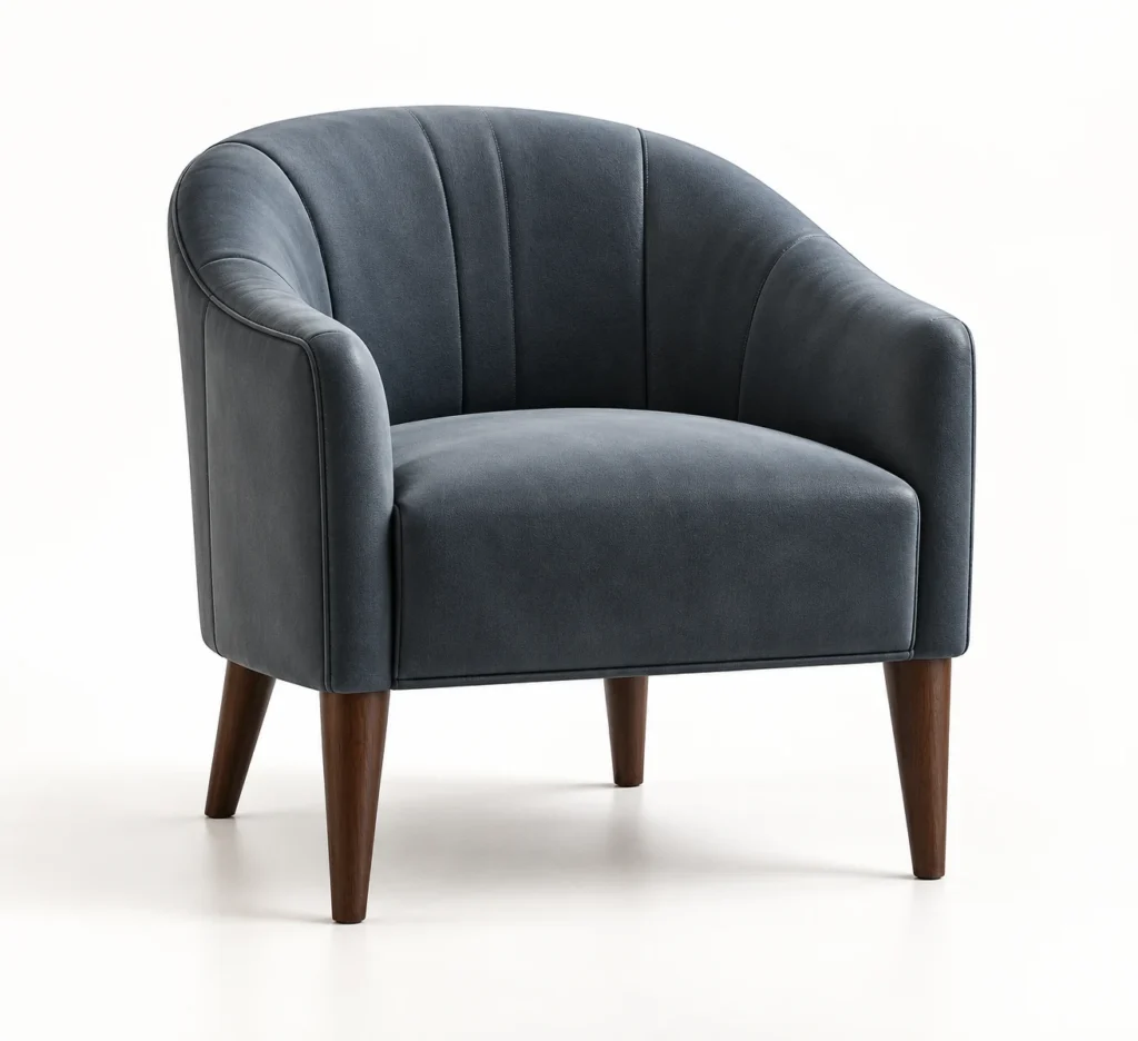 Channel Backs upholstered chair