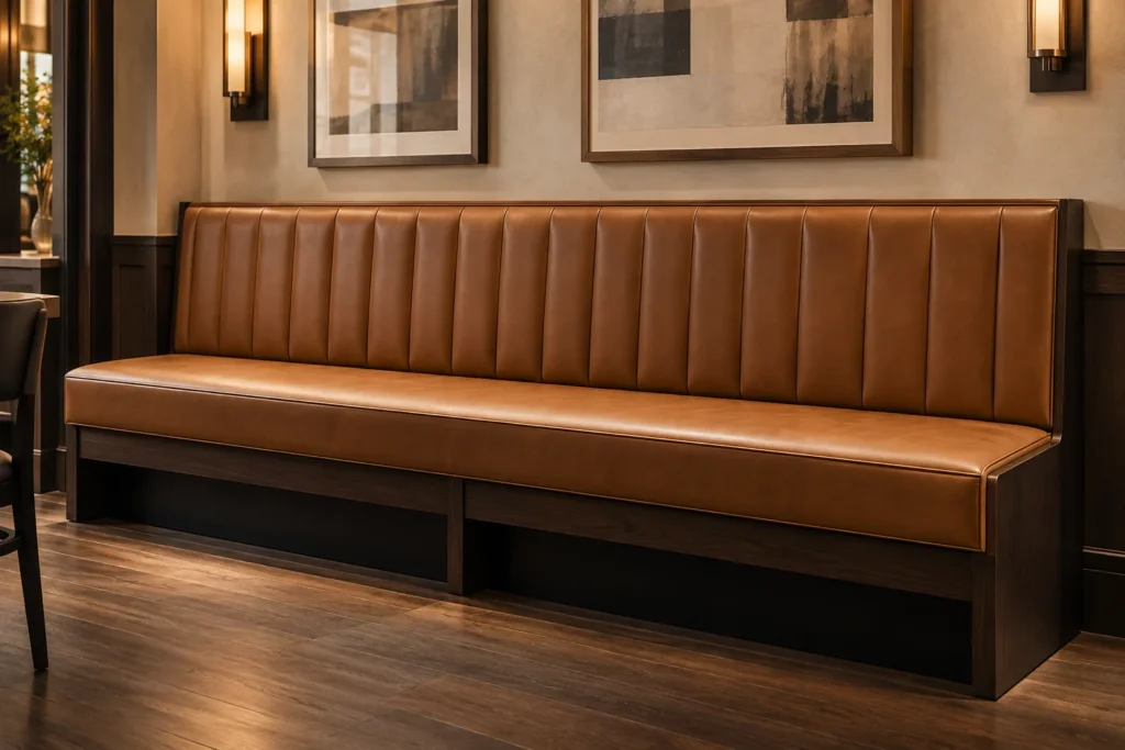 Wall Runs booth seating
