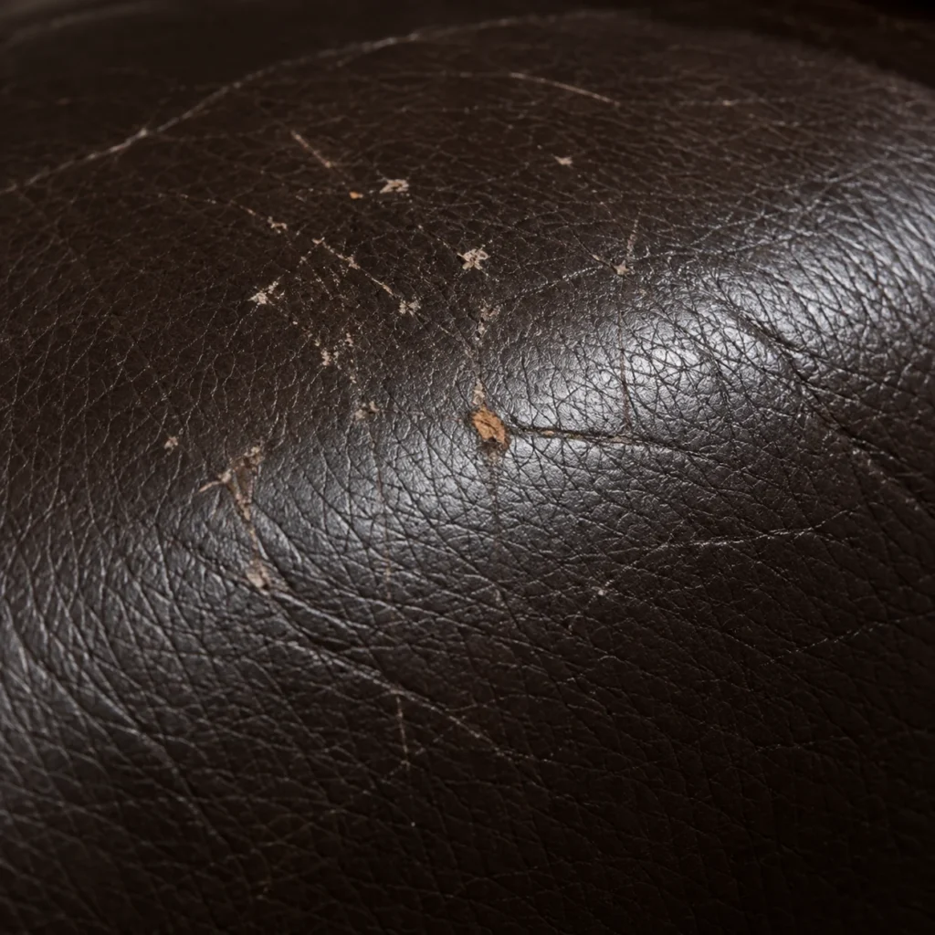 Surface wear on a theater recliner