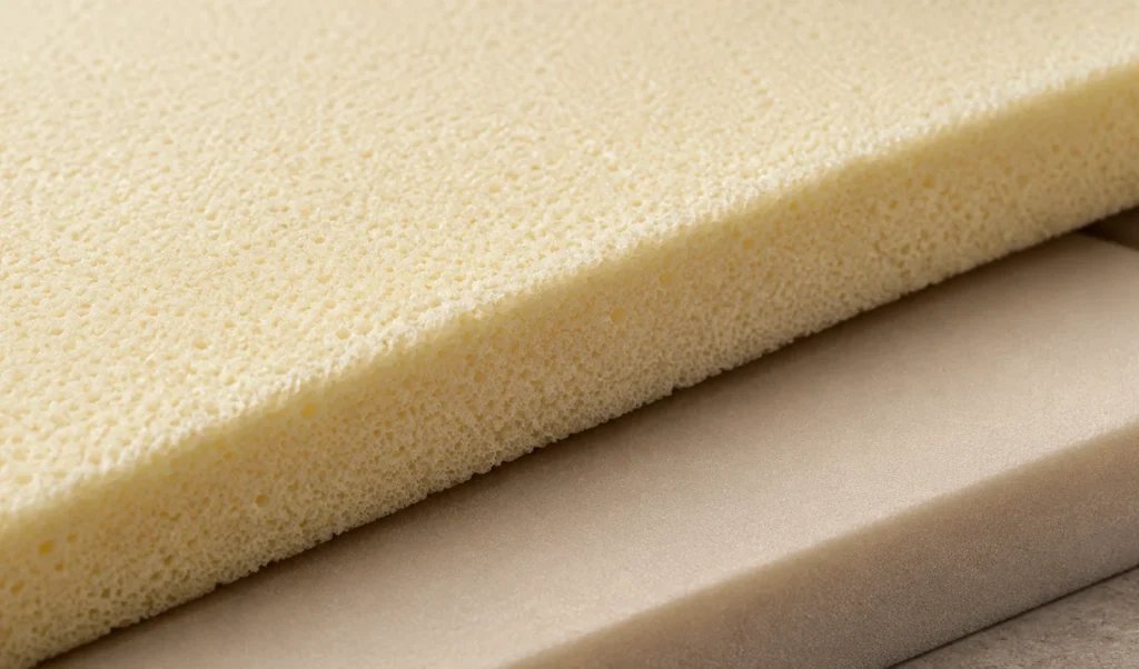 Re-pad and recover on a leather bed